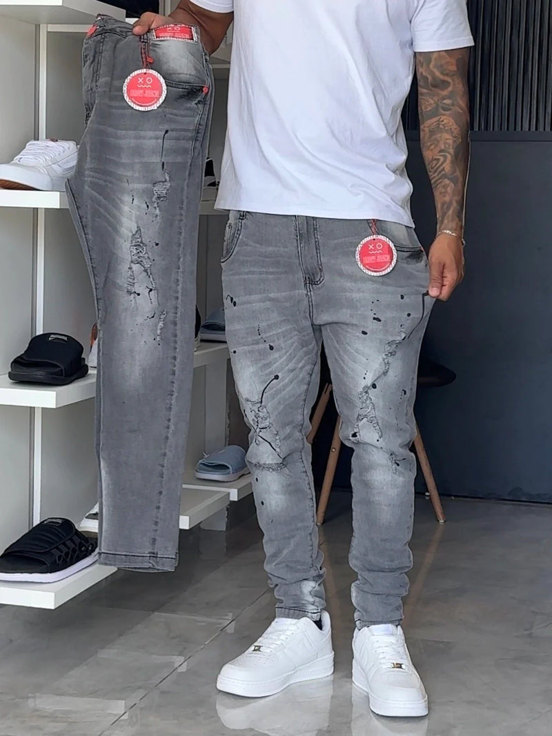 Calça Jogador Cinza Brow Jeans