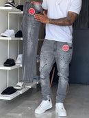 Calça Jogador Cinza Brow Jeans