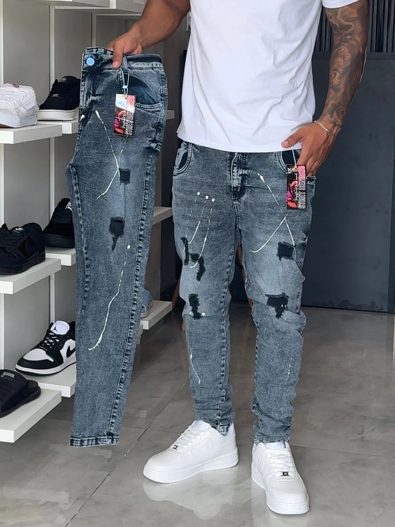 Calça Jogador Cinza Street Denim