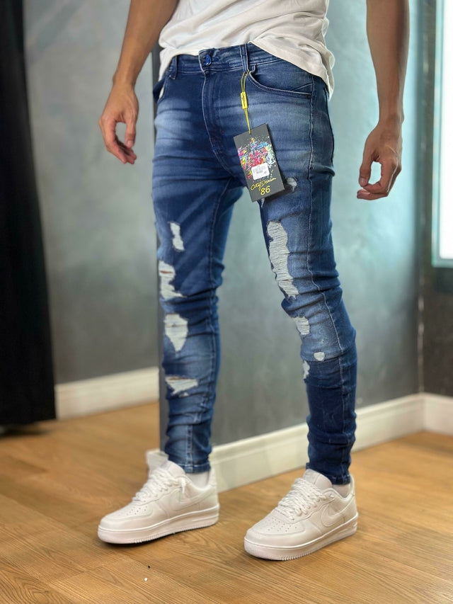 Calça Jeans Jogador City Denim (Original)